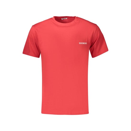 Bikkembergs Rosso Baumwoll-Herren-T-Shirt - Image 1