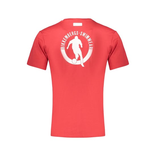 Bikkembergs Rosso Baumwoll-Herren-T-Shirt - Image 2