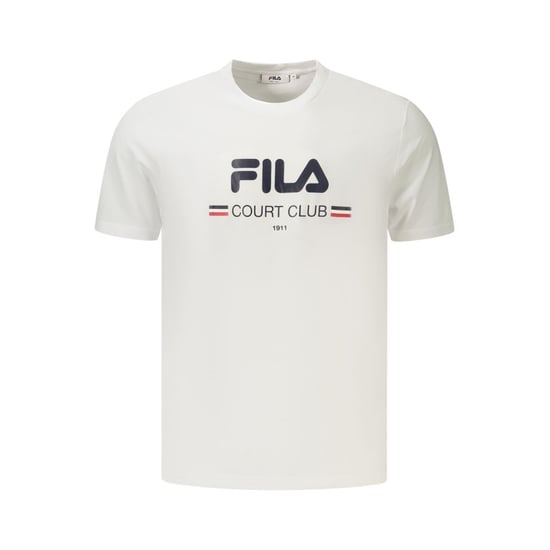 Fila Weißes Baumwoll Herren T-Shirt - Image 1