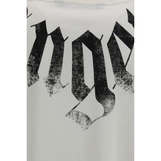 Palm Angels Weißes Baumwoll-T-Shirt - Image 3