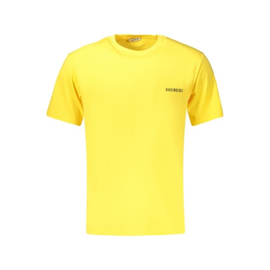Bikkembergs Gelbes Baumwoll-Herren-T-Shirt - Image 1
