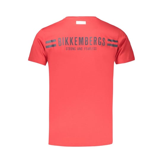 Bikkembergs Rosso Baumwoll Herren T-Shirt - Image 2