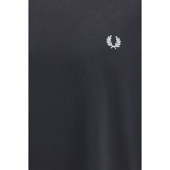 Fred Perry Black Cotton T-Shirt - Image 3