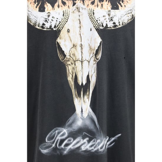 Repräsentieren Schwarzes Baumwoll-T-Shirt - Image 3