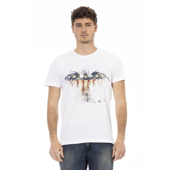 Trussardi Action Weißes Baumwoll Herren T-Shirt - Image 1