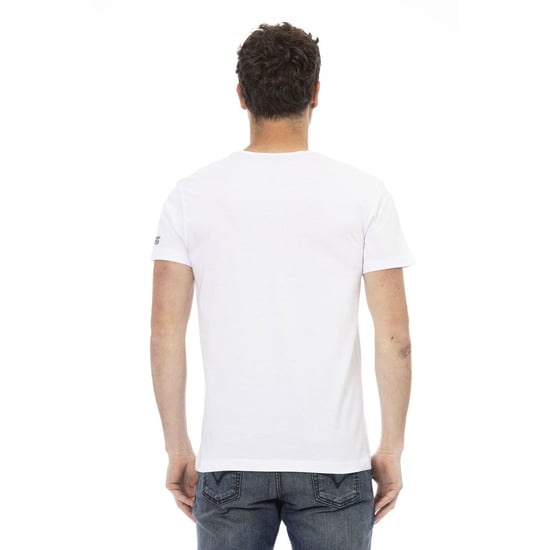 Trussardi Action Weißes Baumwoll Herren T-Shirt - Image 3
