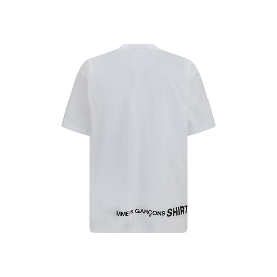 Comme Des Garçons Weißes Baumwoll-T-Shirt - Image 2