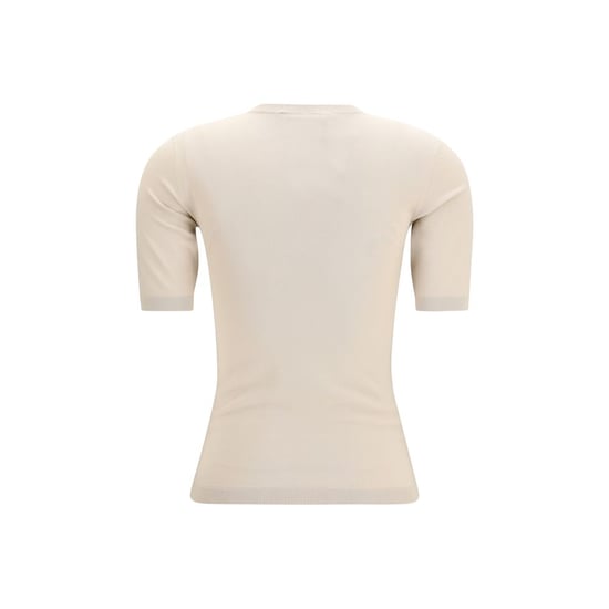 Max Mara Beiges Viskose-T-Shirt - Image 2