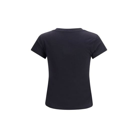 Ganni Schwarzes Baumwoll-T-Shirt - Image 2