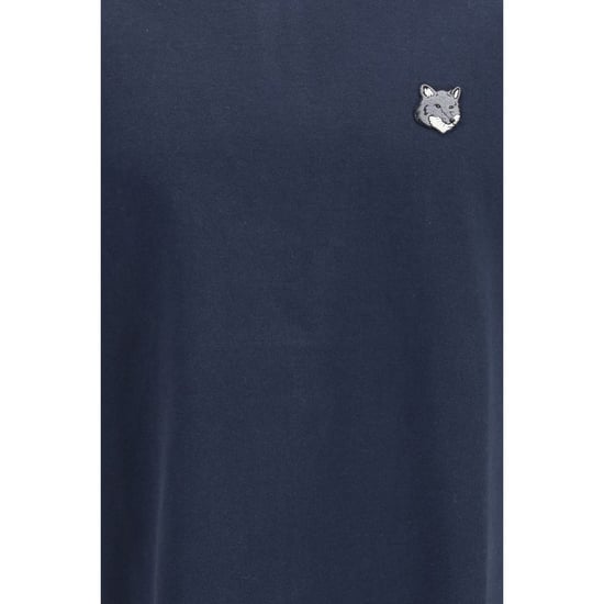Maison Kitsuné Blaues Baumwoll-T-Shirt - Image 3