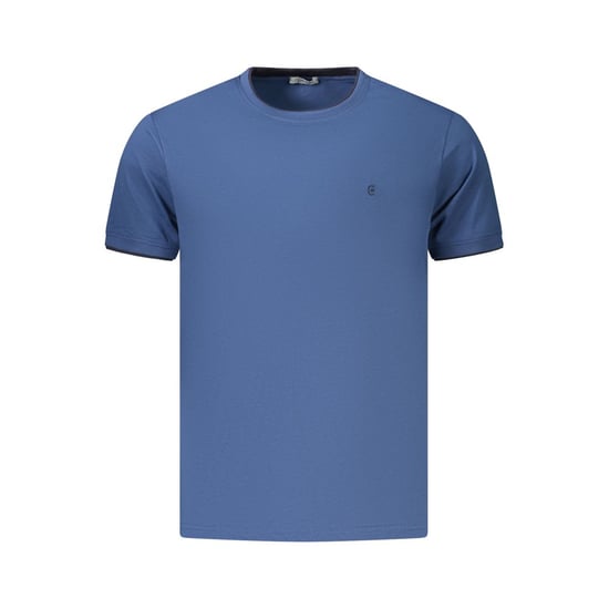 Coveri Moving Blaue Baumwoll Herren T-Shirt - Image 1
