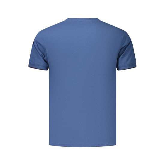 Coveri Moving Blaue Baumwoll Herren T-Shirt - Image 2