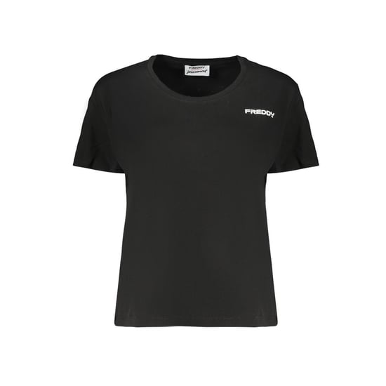Freddy Schwarzes Baumwoll Damen T-Shirt - Image 1
