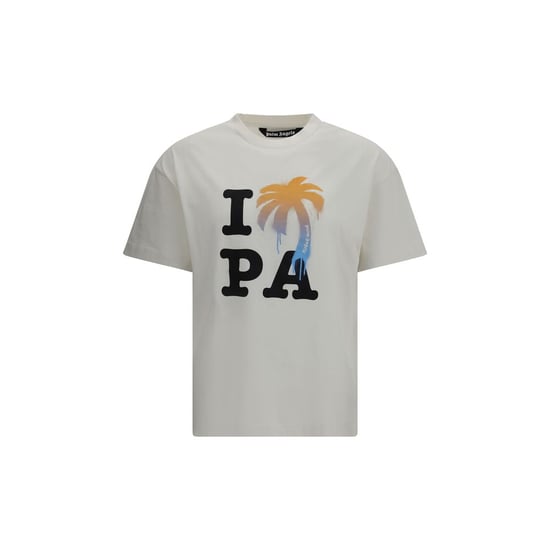 Palm Angels Weißes Baumwoll-T-Shirt - Image 1