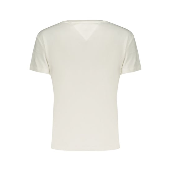 Tommy Hilfiger Bianco Baumwoll Damen T-Shirt - Image 2