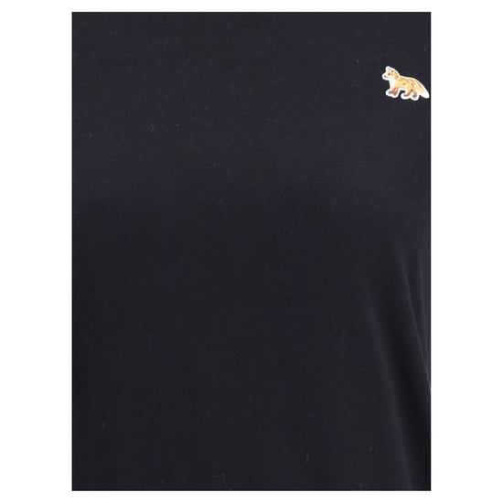 Maison Kitsuné Schwarzes Baumwoll-T-Shirt - Image 3