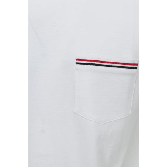 Thom Browne Weißes Baumwoll-T-Shirt - Image 3