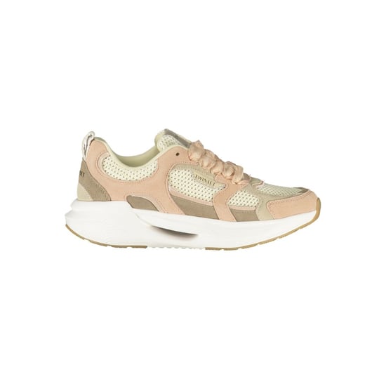 Twinset Pink Stoff Damen Sneaker - Image 1