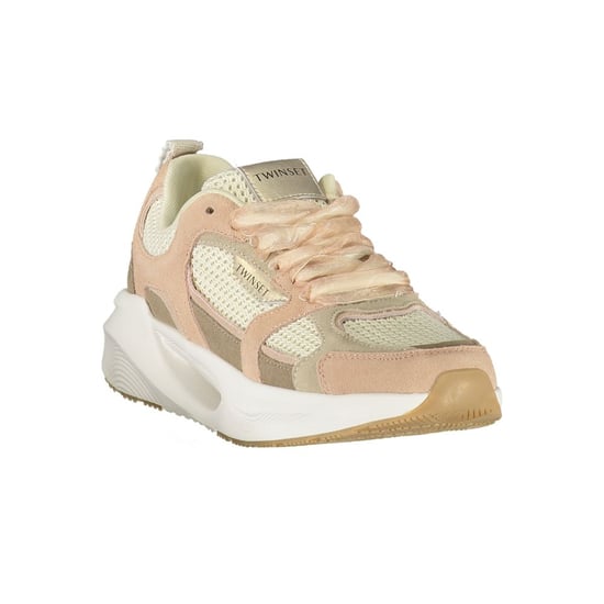 Twinset Pink Stoff Damen Sneaker - Image 2