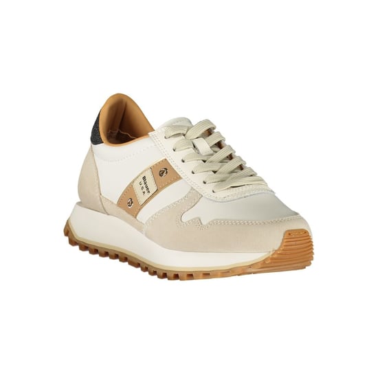 Blauer Bianco Polyurethan Damen Sneaker Bereit zu Funkeln - Image 2