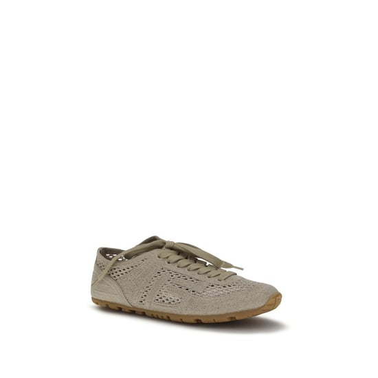 Balmain Beige Baumwoll-Laufsneaker - Image 2