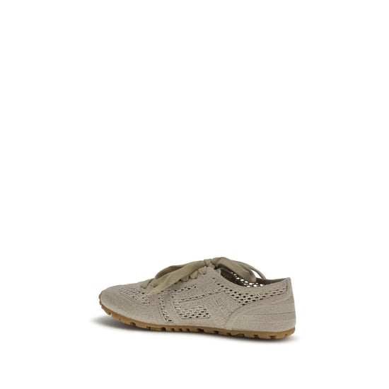 Balmain Beige Baumwoll-Laufsneaker - Image 3