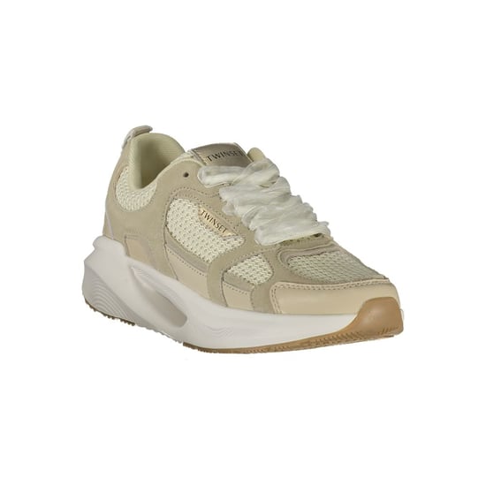 Twinset Beige Stoff Damen Sneakers - Image 2