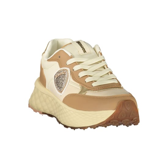 Blauer Brown Polyurethan Damen Sneaker - Image 2