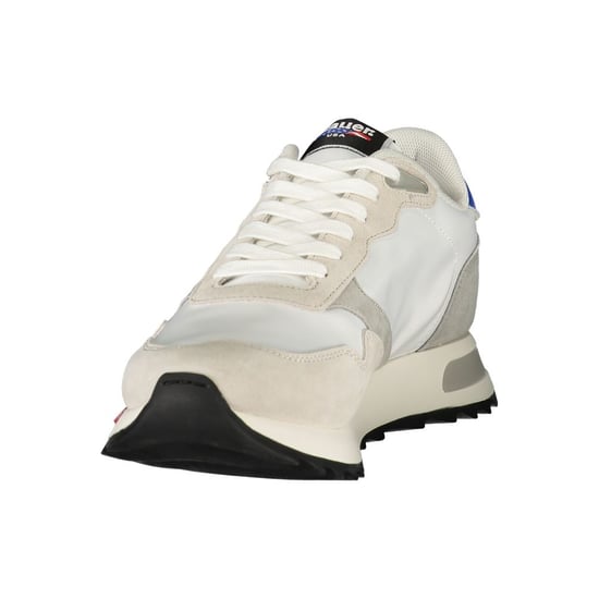 Blauer Weißer Polyester Herren-Sneaker - Image 3