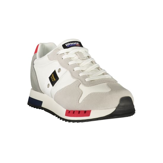 Blauer Weißer Polyurethan Herren Sneaker - Image 2