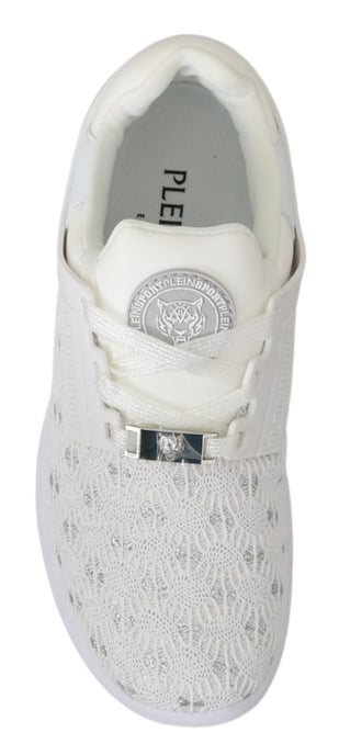 Philipp Plein Weiße Polyester Freizeit Sneaker Schuhe - Image 3