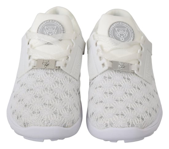 Philipp Plein Weiße Polyester Freizeit Sneaker Schuhe - Image 4