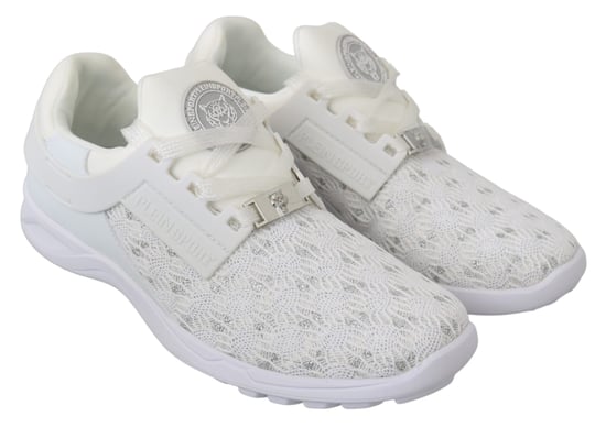 Philipp Plein Weiße Polyester Freizeit Sneaker Schuhe - Image 5