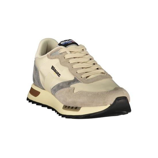Blauer Beiger Polyester Herren Sneaker - Image 2