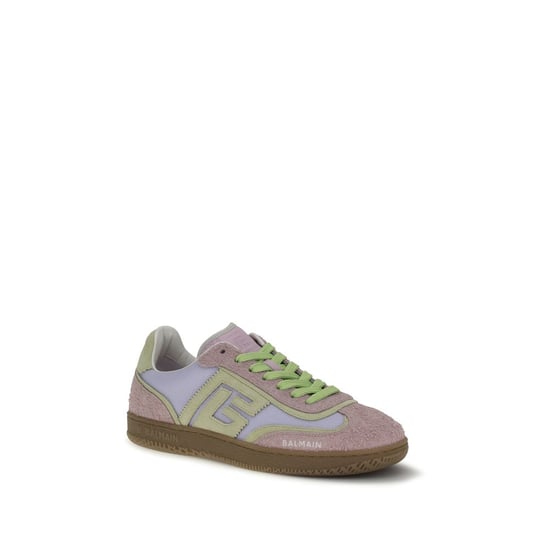 Balmain Mehrfarbige Kalbleder Bos Taurus Sport Sneakers - Image 2