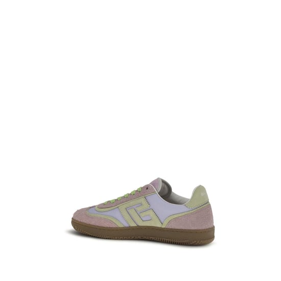 Balmain Mehrfarbige Kalbleder Bos Taurus Sport Sneakers - Image 3