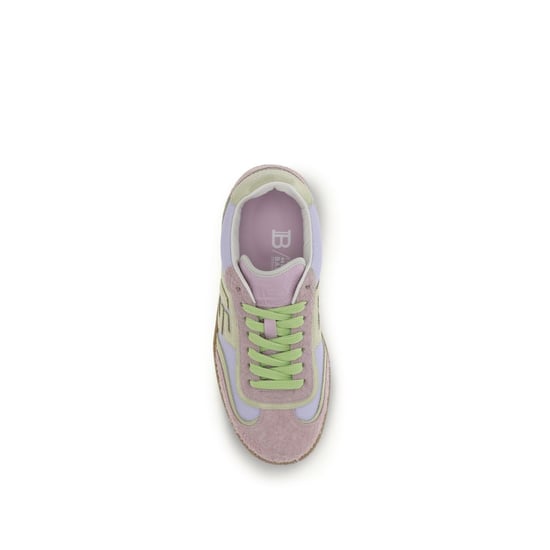 Balmain Mehrfarbige Kalbleder Bos Taurus Sport Sneakers - Image 4