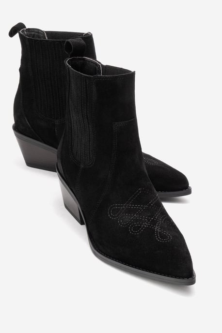 Julieta Leder-Blockabsatz Western-Stiefel (Damen) - Image 1