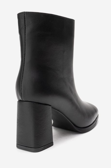 Napoli Leder Blockabsatz Stiefel (Damen) - Image 5