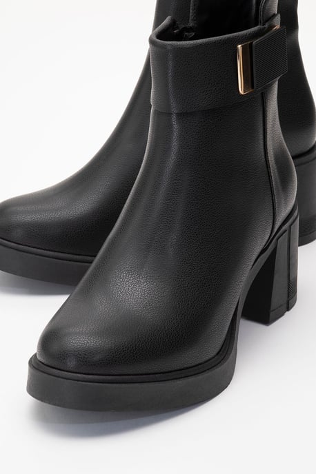 Rashe Blockabsatz Reißverschluss Stiefel (Damen) - Image 3