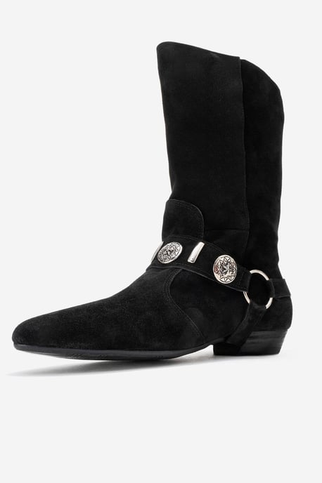 Selora Leder Schnalle Western Boot - Image 4