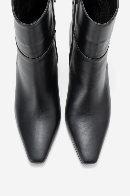 Kyoto Leder Blockabsatz Stiefel - Image 3