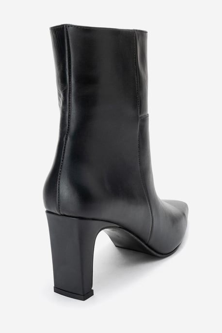 Kyoto Leder Blockabsatz Stiefel - Image 5