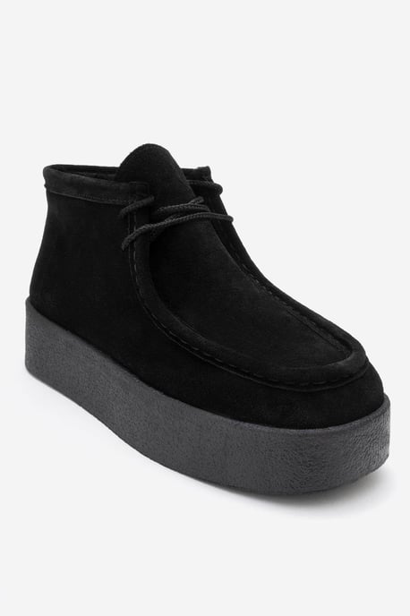 Melia Leder-Plateaustiefel (Damen) - Image 1