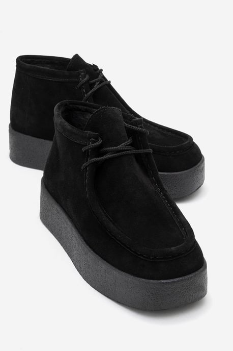 Melia Leder-Plateaustiefel (Damen) - Image 2