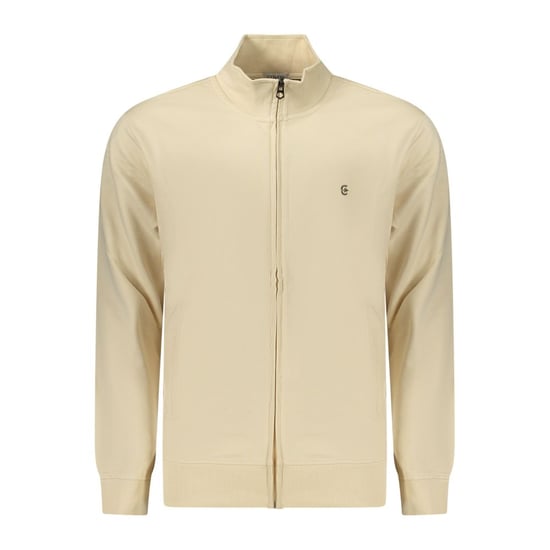 Coveri Moving Beiger Baumwoll-Herrenpullover - Image 1