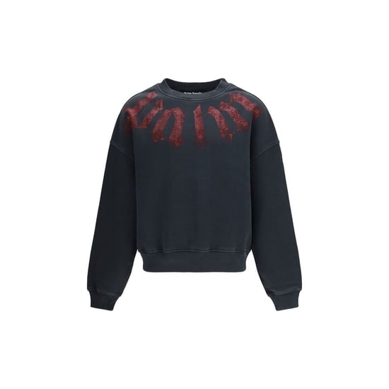 Palm Angels Schwarzes Baumwoll-Sweatshirt - Image 1