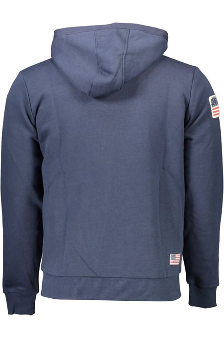 U.S. POLO ASSN. Blauer Baumwoll-Herrenpullover - Image 2