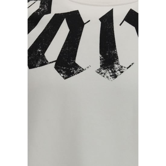 Palm Angels Weißes Baumwoll-Sweatshirt - Image 3