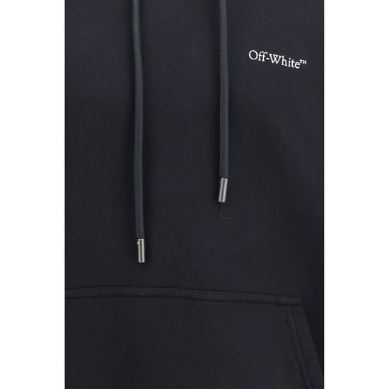 Off-White Schwarzes Baumwoll-Sweatshirt - Image 3